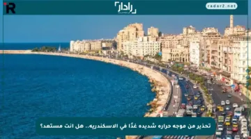 تحذير من موجة حرارة شديدة غدًا في الإسكندرية.. هل أنت مستعد؟